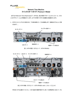 Network Time Machine クイックスタートガイド：Premium 4 Model
