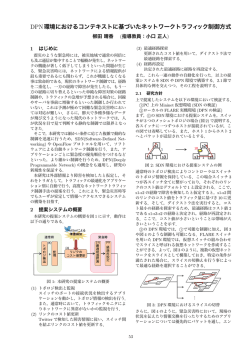 DPN環境におけるコンテキストに基づいたネットワークトラフィック制御方式