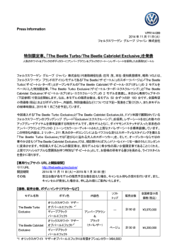 特別限定車、「The Beetle Turbo/The Beetle