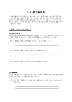 4-2. 銀河の回転