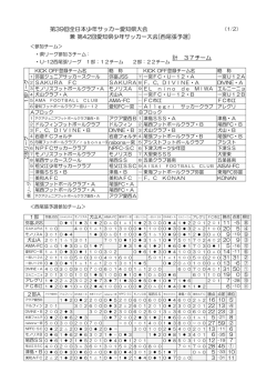 第39回全日本少年サッカー愛知県大会 兼 第42回愛知県少年サッカー大会