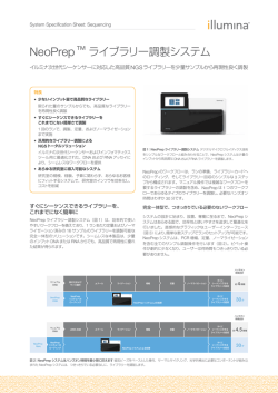 NeoPrep&trade; ライブラリー調製システム