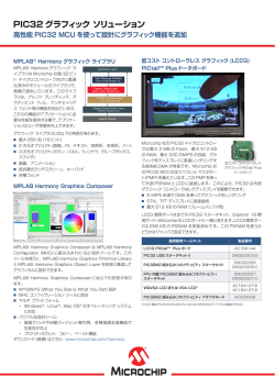 PIC32 グラフィック ソリューション