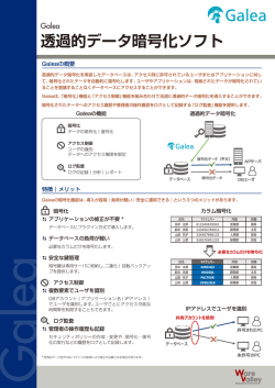透過的データ暗号化ソフト