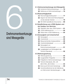 6Drehmomentwerkzeuge sind Messgeräte
