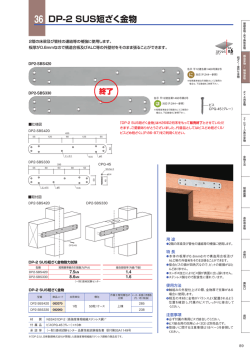 DP-2 SUS短ざく金物