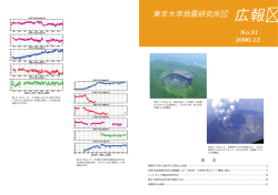 電磁気で視た - 東京大学地震研究所