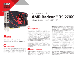 AMD Radeon&trade; R9 270X