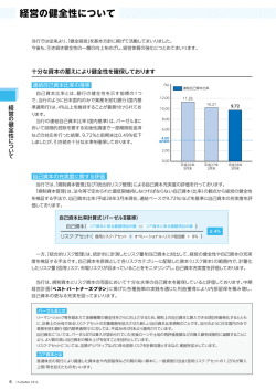 経営の健全性について