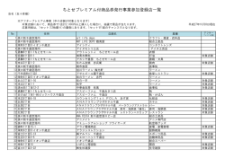 店舗名ー五十音順