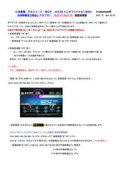 ALEX-03 取扱説明書