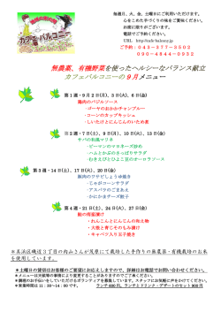 無農薬、有機野菜を使ったヘルシーなバランス献立 カフェバルコニーの 9