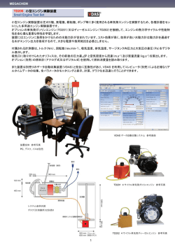 TD200小型エンジン実験装置 カタログダウンロード 550KB