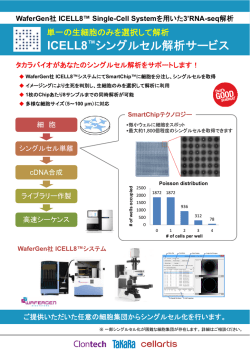 ICELL8 &trade;シングルセル解析サービス