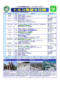 4つの世界遺産を巡る！ トルコ4大ハイライト