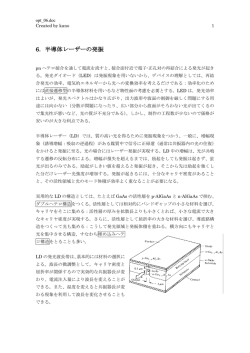6．半導体レーザーの発振