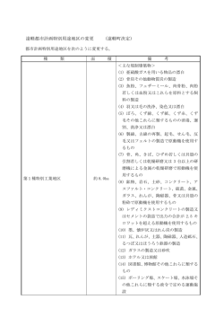 特別用途地区計画書