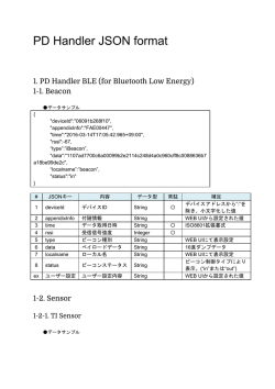 OpenBlocks IoT Family データフォーマット