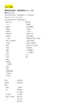 1995年 - 静岡音楽館AOI