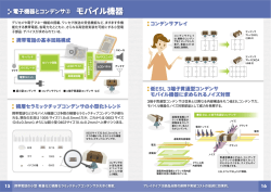 電子機器とコンデンサ② モバイル機器