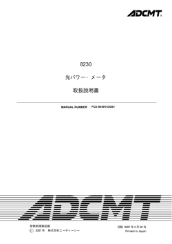 8230型パワーメーター