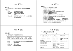 18．ガラス 18．ガラス 18．ガラス 18．ガラス