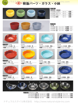 樹脂パーツ・ガラス・小鉢