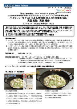 （4K 映像）＆地上波4K放送