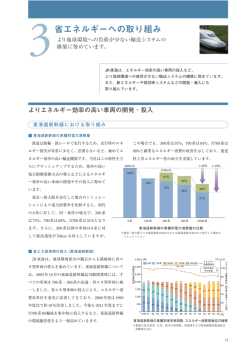 3省エネルギーへの取り組み