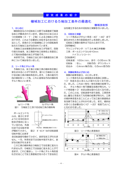 機械加工における5軸加工条件の最適化