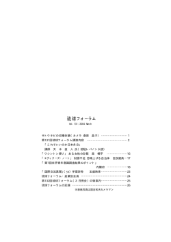 これでいいのか日本外交