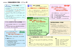（参考資料）労福協加盟団体の理念・ビジョン等［PDF 253KB