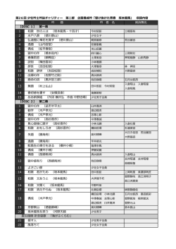第26回 少壮吟士吟詠チャリティー 第二部 企画構成吟「駆け抜けた青春