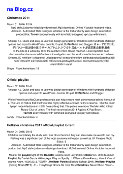 Hollister christmas 2011 official playlist torrent