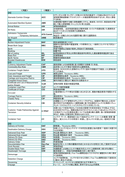 海運用語集はこちらからPDFでご確認ください。