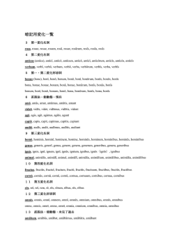 暗記用変化一覧