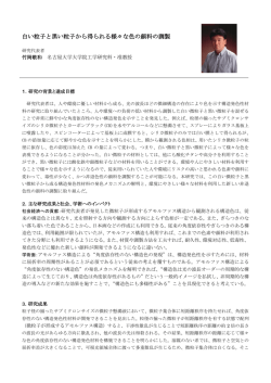 白い粒子と黒い粒子から得られる様々な色の顔料の調製