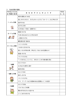 7 乳幼児期の情報
