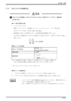 2.1.4 DIO コネクタの配線方法 - Pro