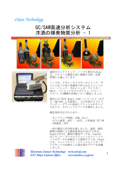 『ジャック・ダニエル』『ニッカ』等のフレーバー分析