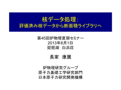 r - 炉物理標準コード研究グループ
