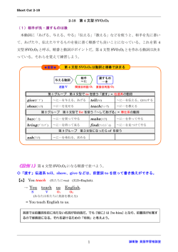 動詞第三のグループ