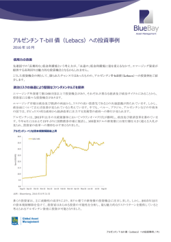 アルゼンチン T-bill 債（Lebacs）への投資事例