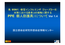 PPE（個人防護具）について