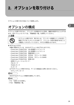 2. オプションを取り付ける