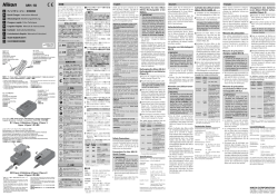Chargement des batteries Li-ion Nikon EN-EL3 rechar