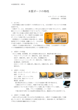 3. 6月 材料4 木質ボードの特性