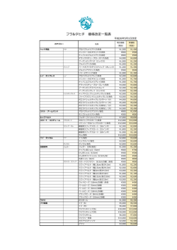 20140501＿価格改定一覧