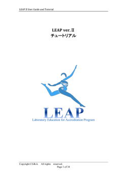 LEAP ver.Ⅱ チュートリアル