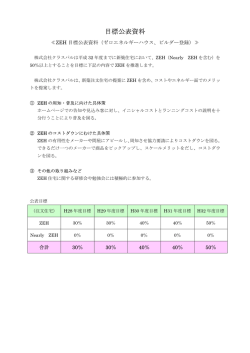 目標公表資料 - クラスパル